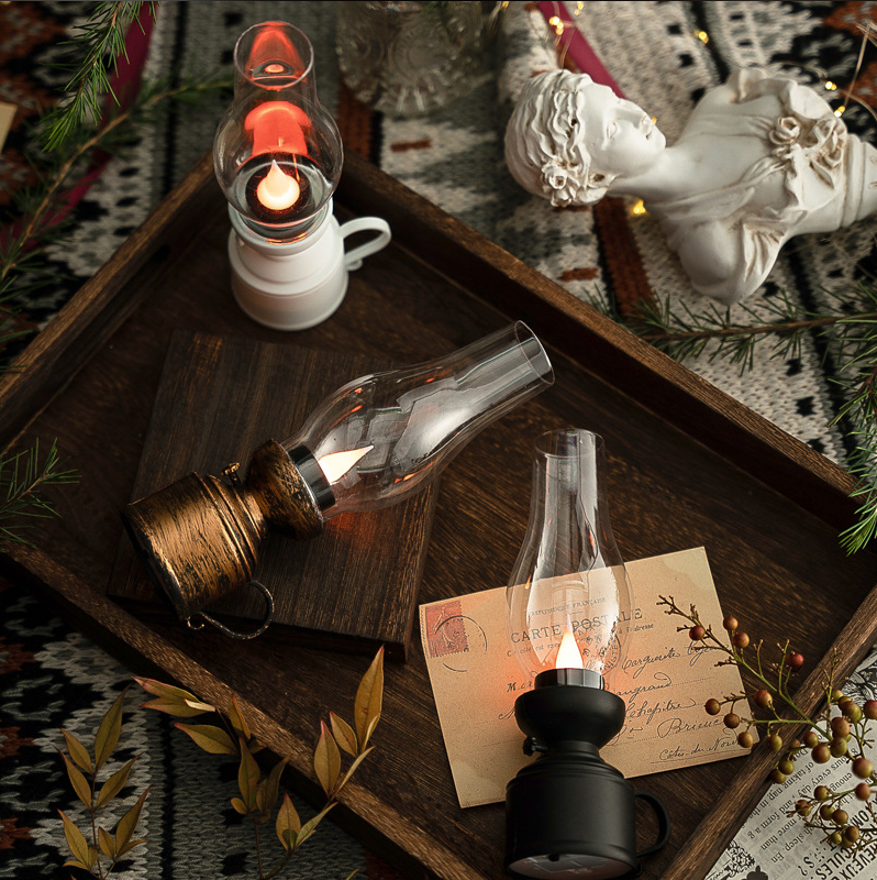 Vintage LED Candle Lamp Romantic Ambience