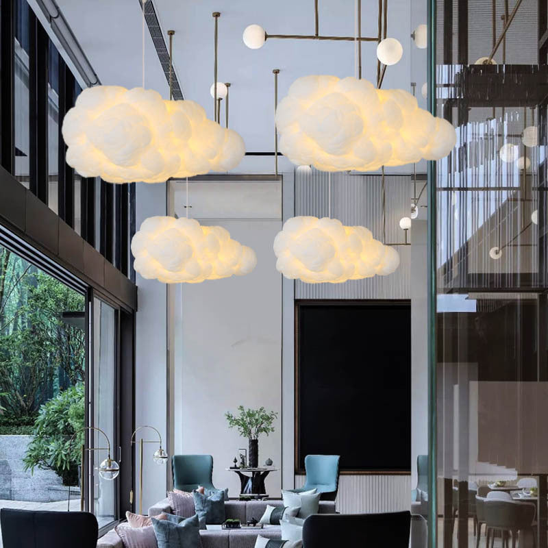 Luminous Aura: Modern White Pendant Ceiling Lights for Bedroom with Dual Shades for Stylish Illumination