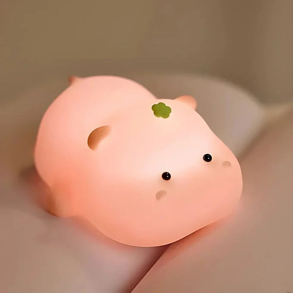 Night Light Silicone Animal Bedside Lamp