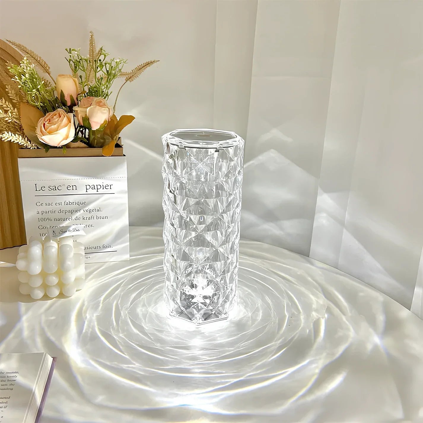 Table Lamp Acrylic Touch Control Light