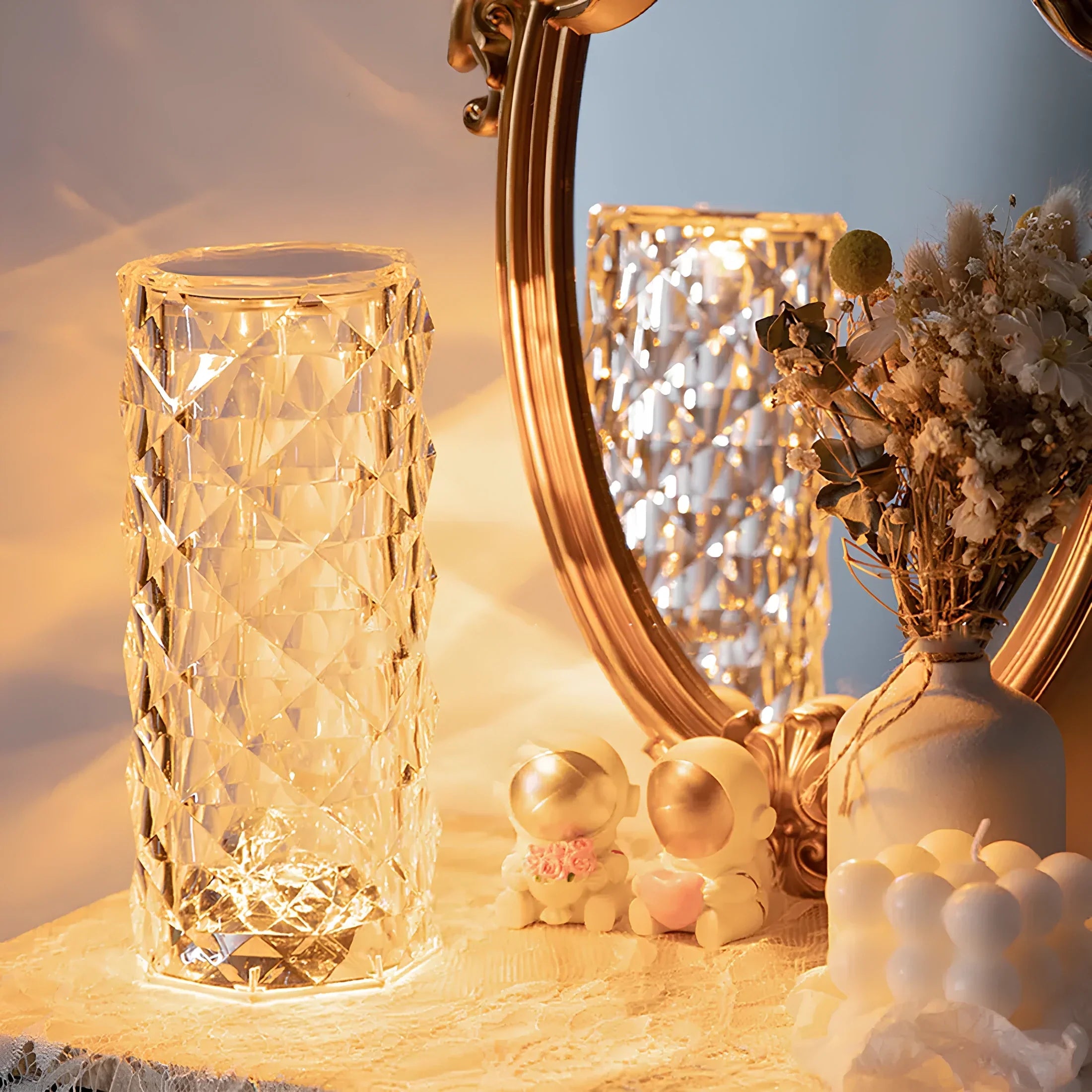 Table Lamp Acrylic Touch Control Light