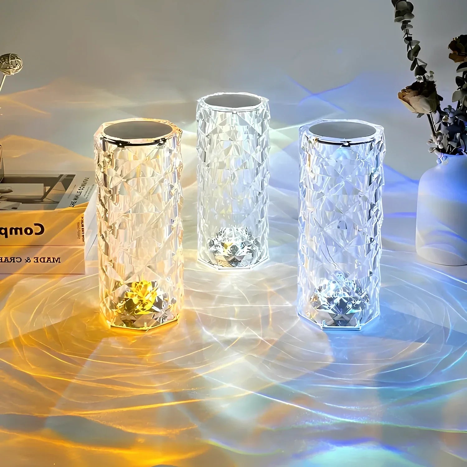 Table Lamp Acrylic Touch Control Light