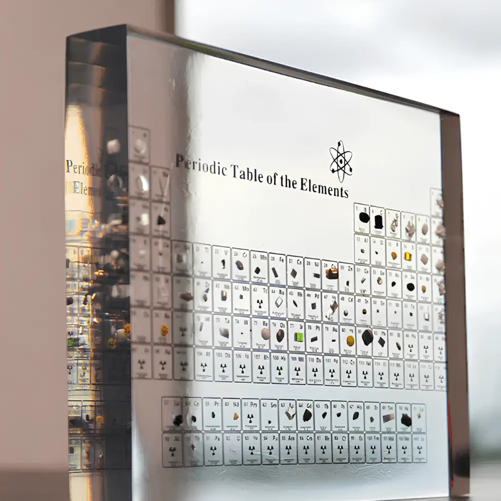 Desk Lamp Acrylic Periodic Table Display
