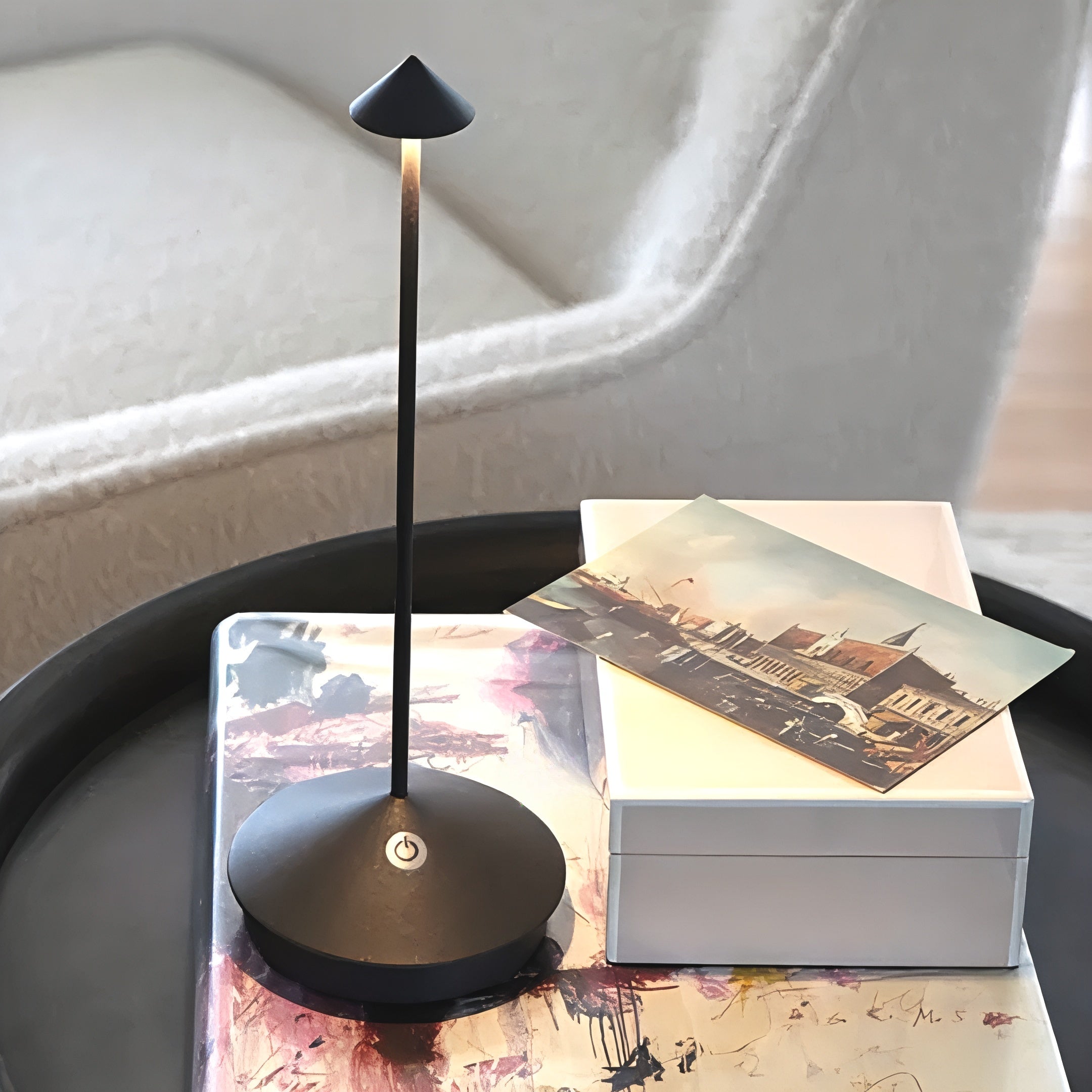 Table Lamp Wireless LED Rechargeable Aluminium Light
