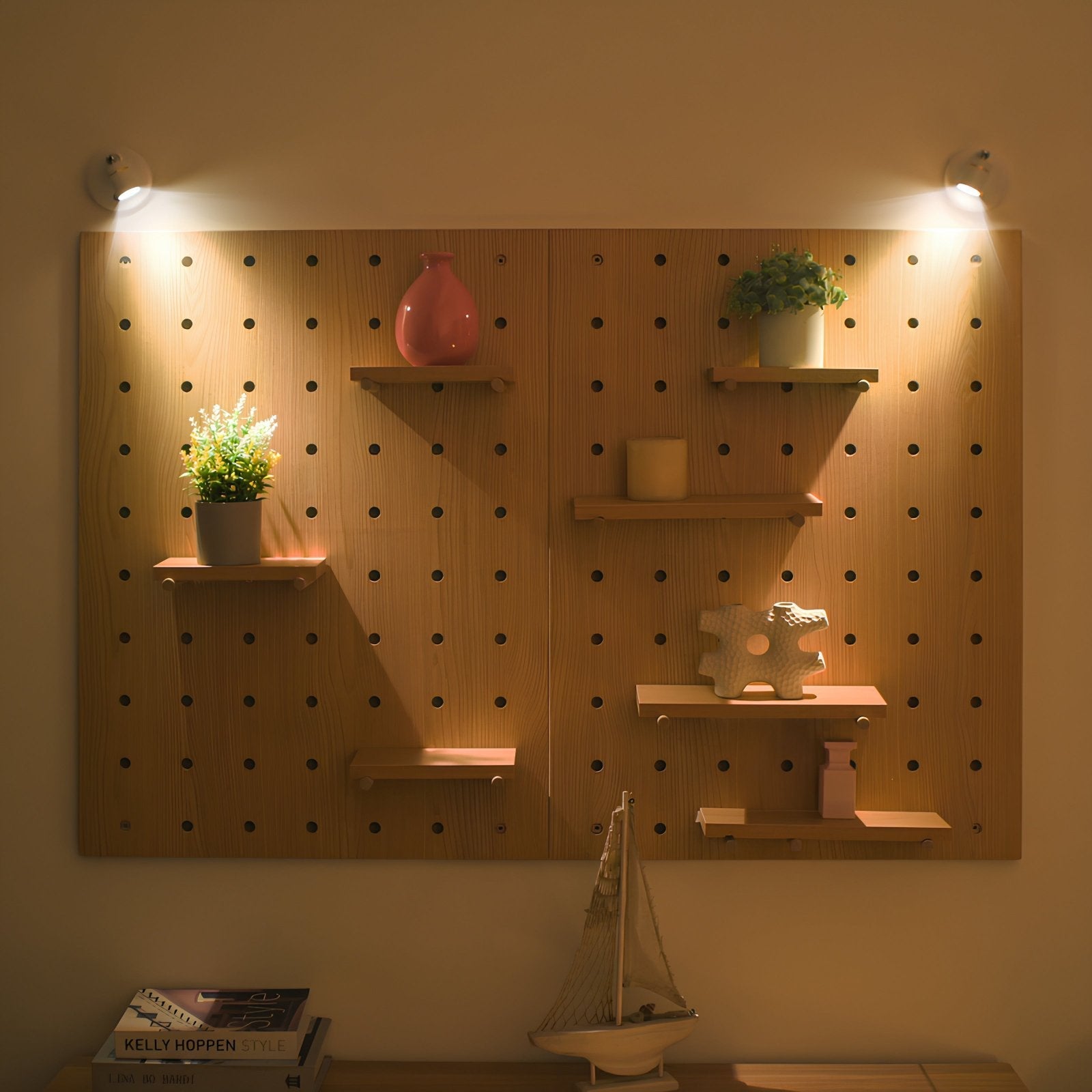 LED Wall Light Adjustable Battery Spotlight