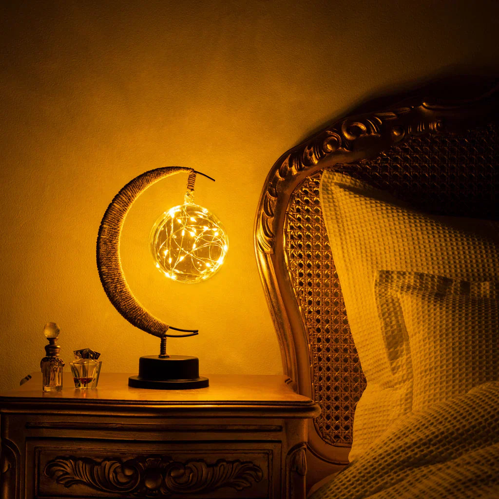 LED Moon Lamp Decorative Bedroom Table Light