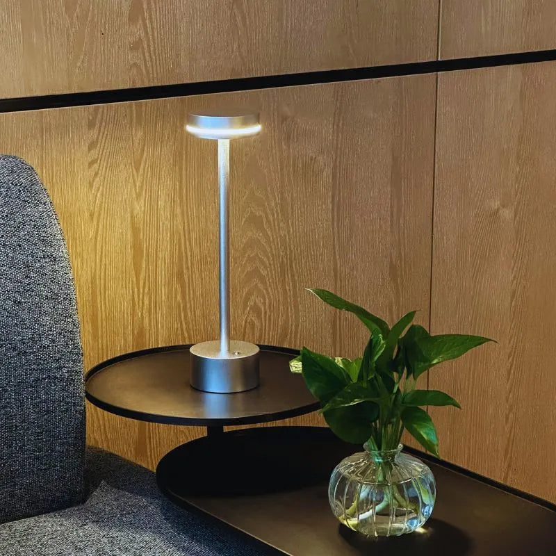 LED Table Lamp Rechargeable Aluminium Dimmable