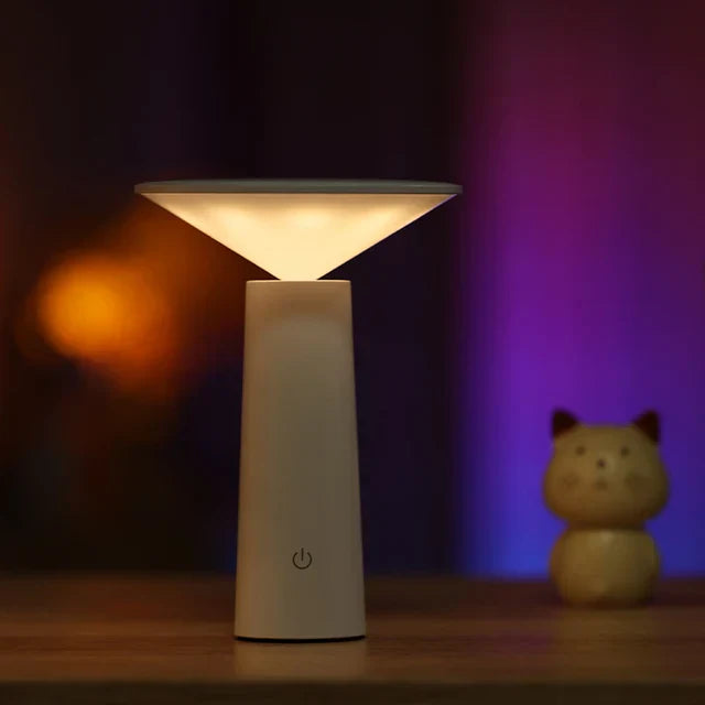 LED Table Lamp Adjustable Rechargeable Light