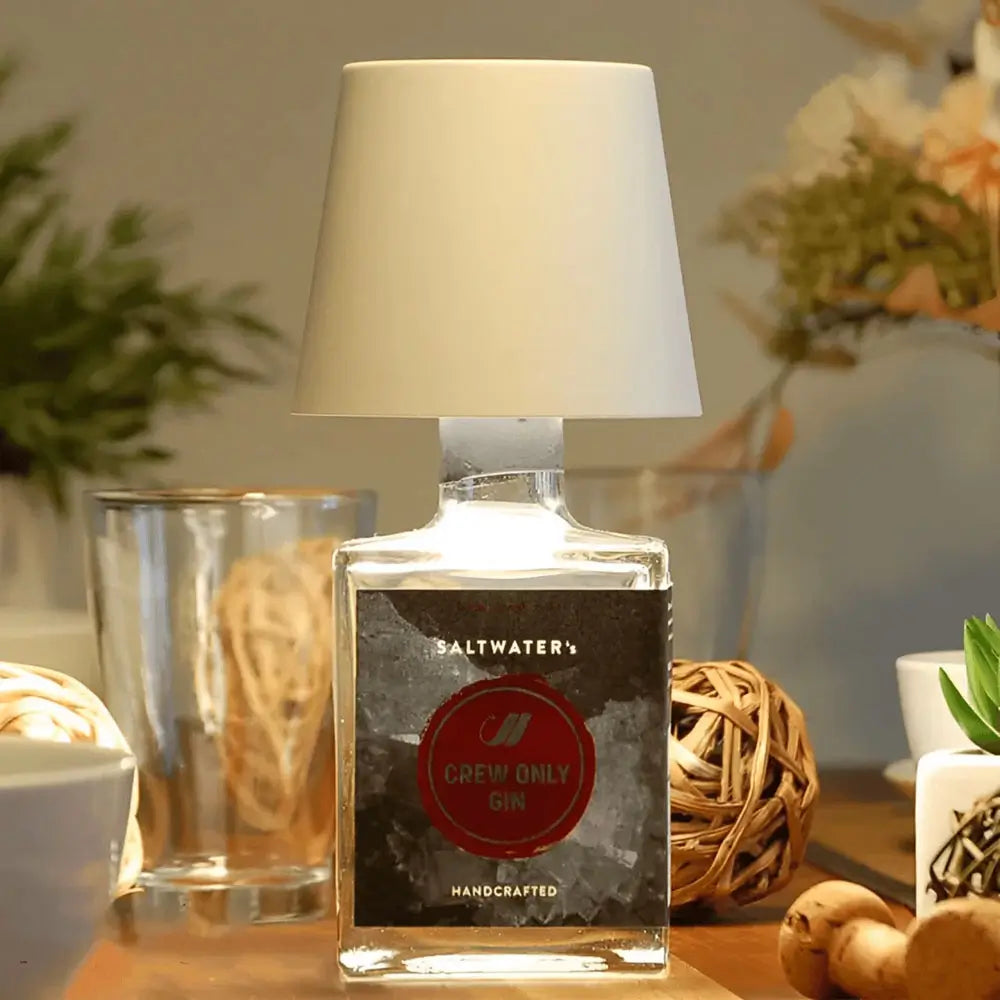 Bottle Light Metal Table Lamp