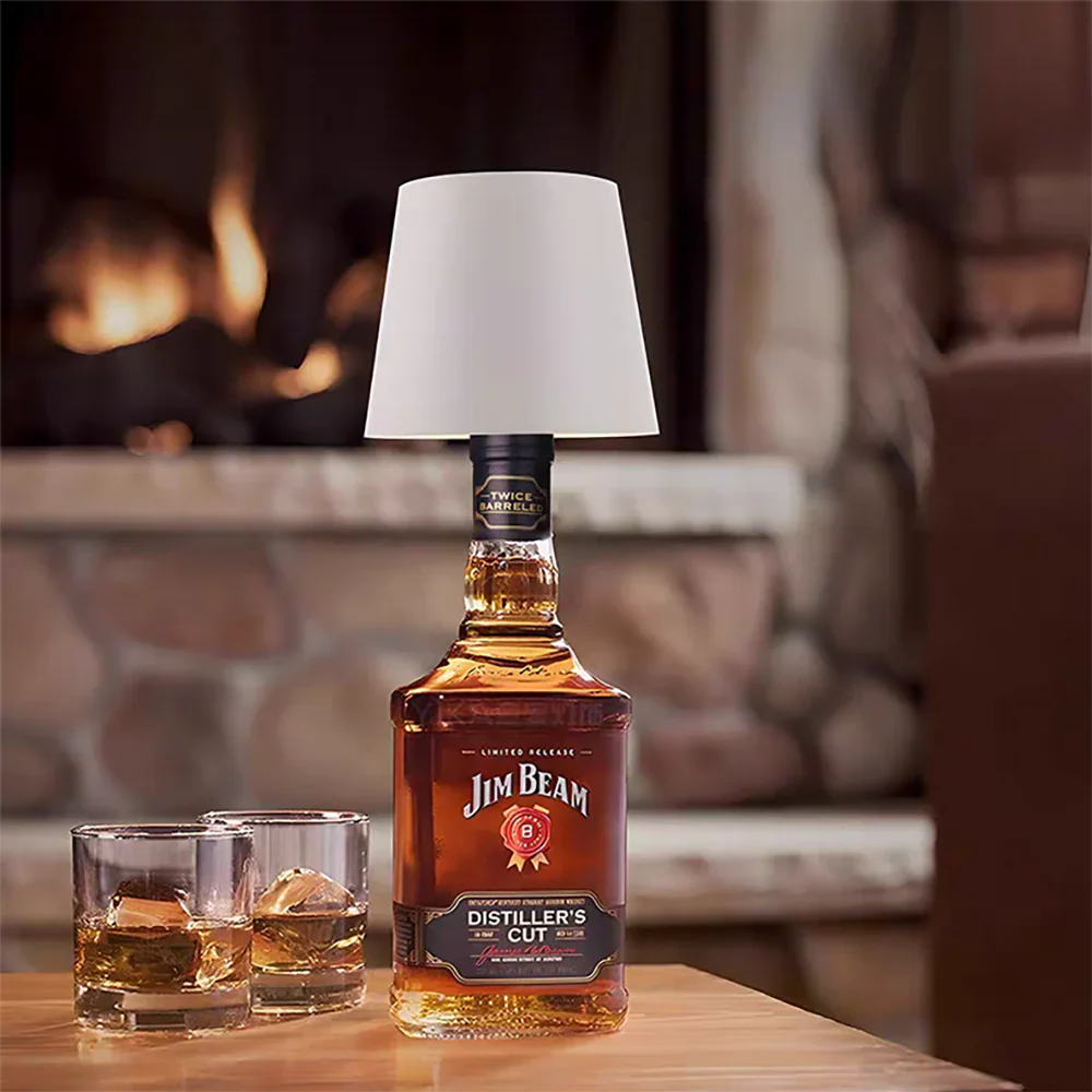 Bottle Light Metal Table Lamp