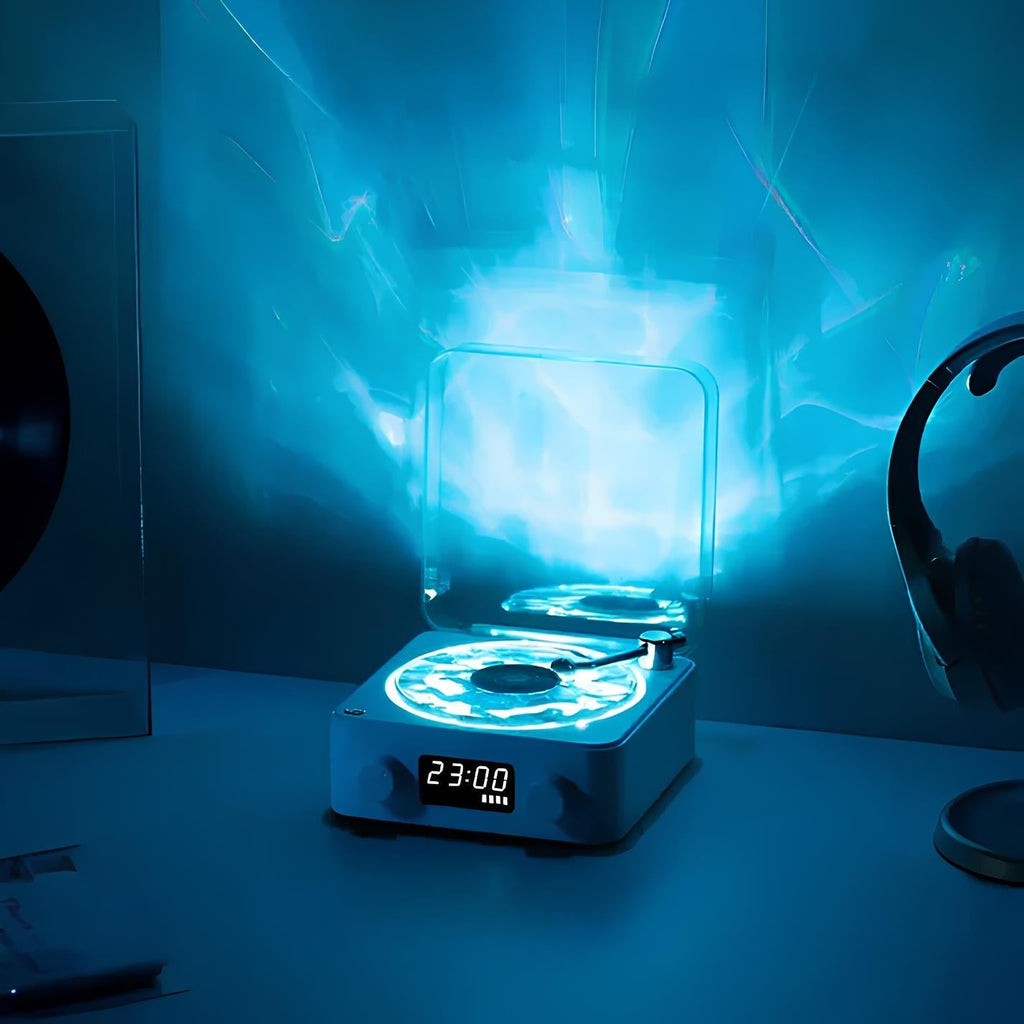 LED Table Lamp Retro Vinyl Mood Light