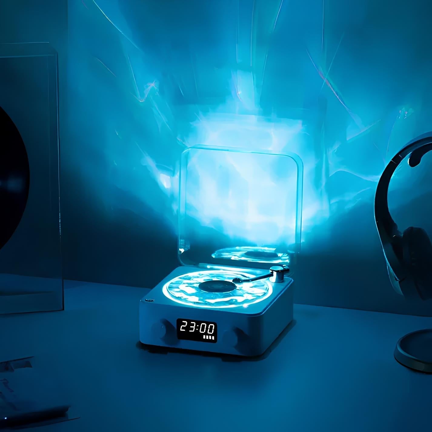 LED Table Lamp Retro Vinyl Mood Light
