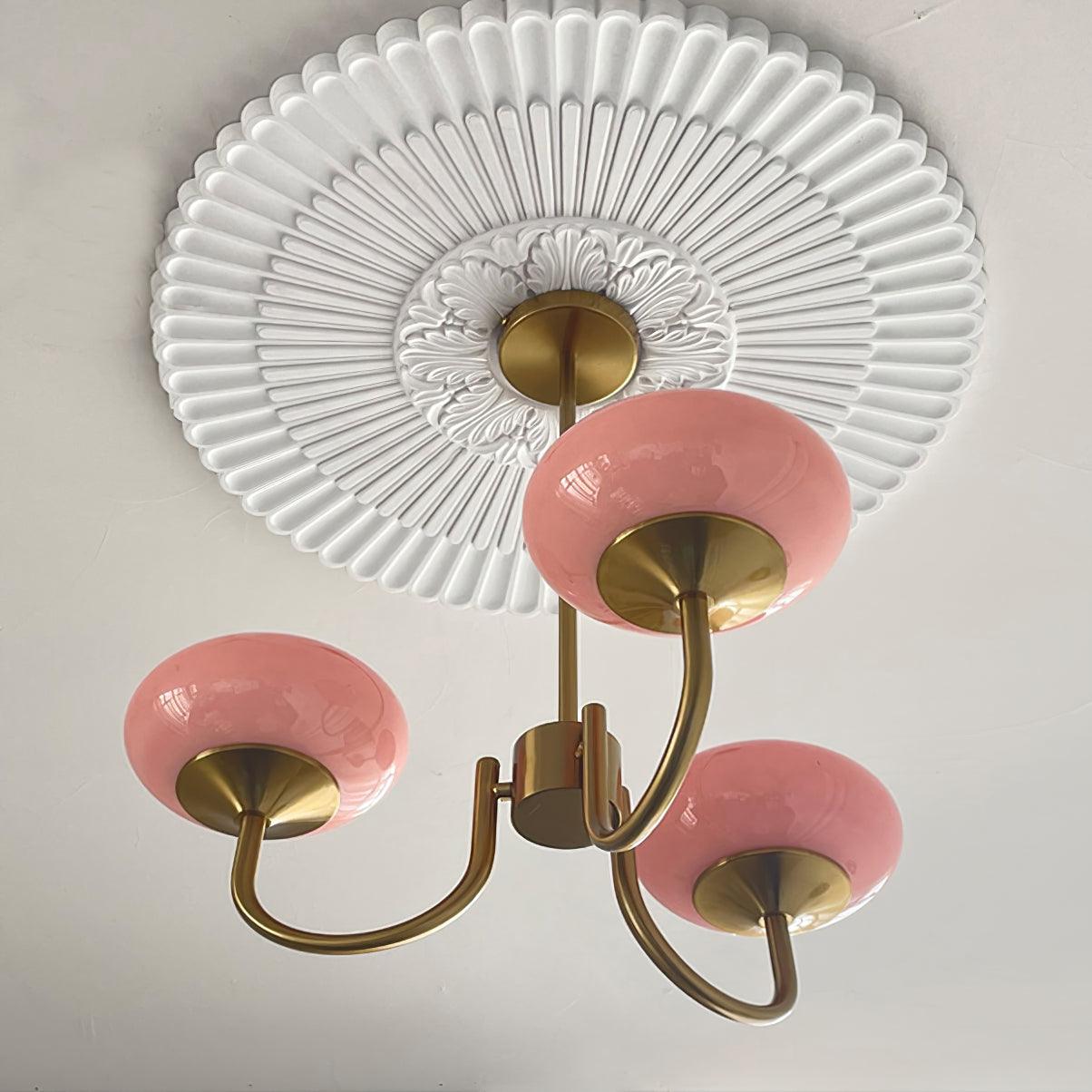 Ceiling Light Modern Brass Chandelier Lamp