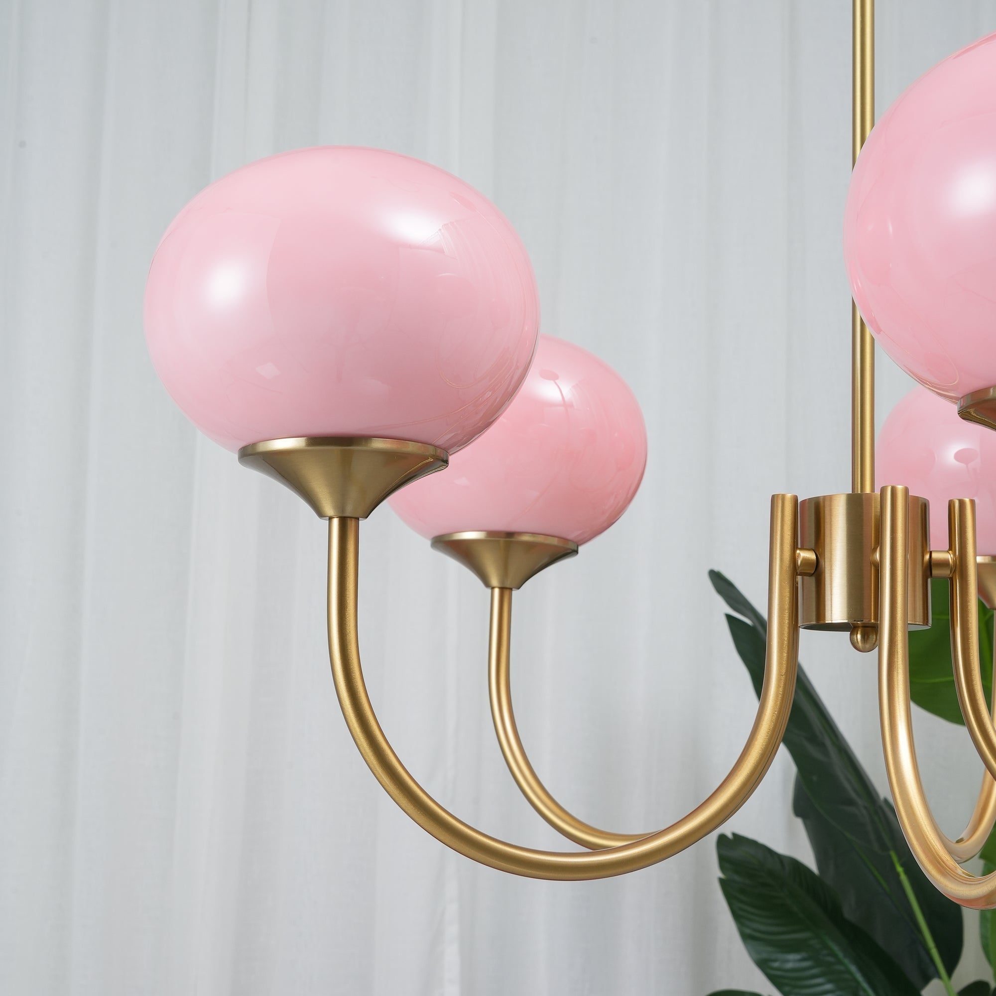 Ceiling Light Modern Brass Chandelier Lamp