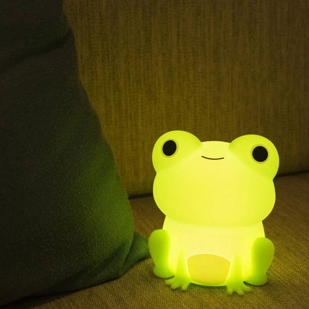 Night Light Silicone Animal Bedside Lamp