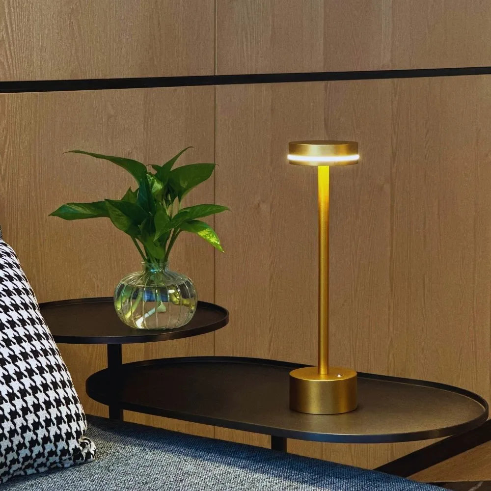 LED Table Lamp Rechargeable Aluminium Dimmable