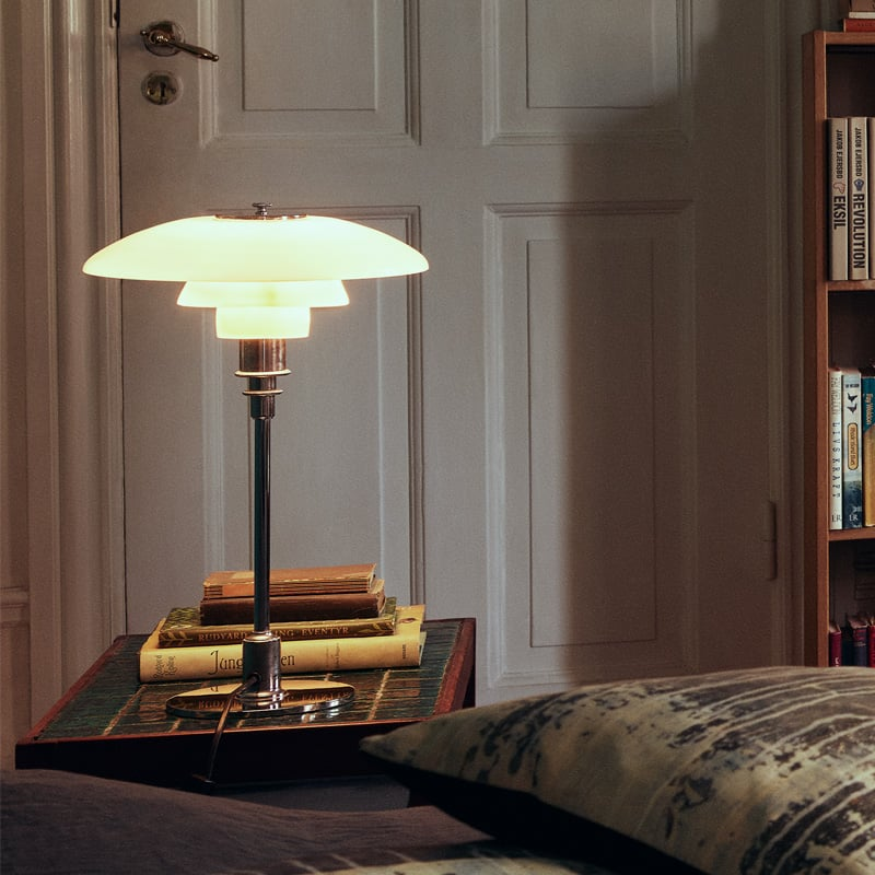 Table Lamp Gold Glass Scandinavian Style