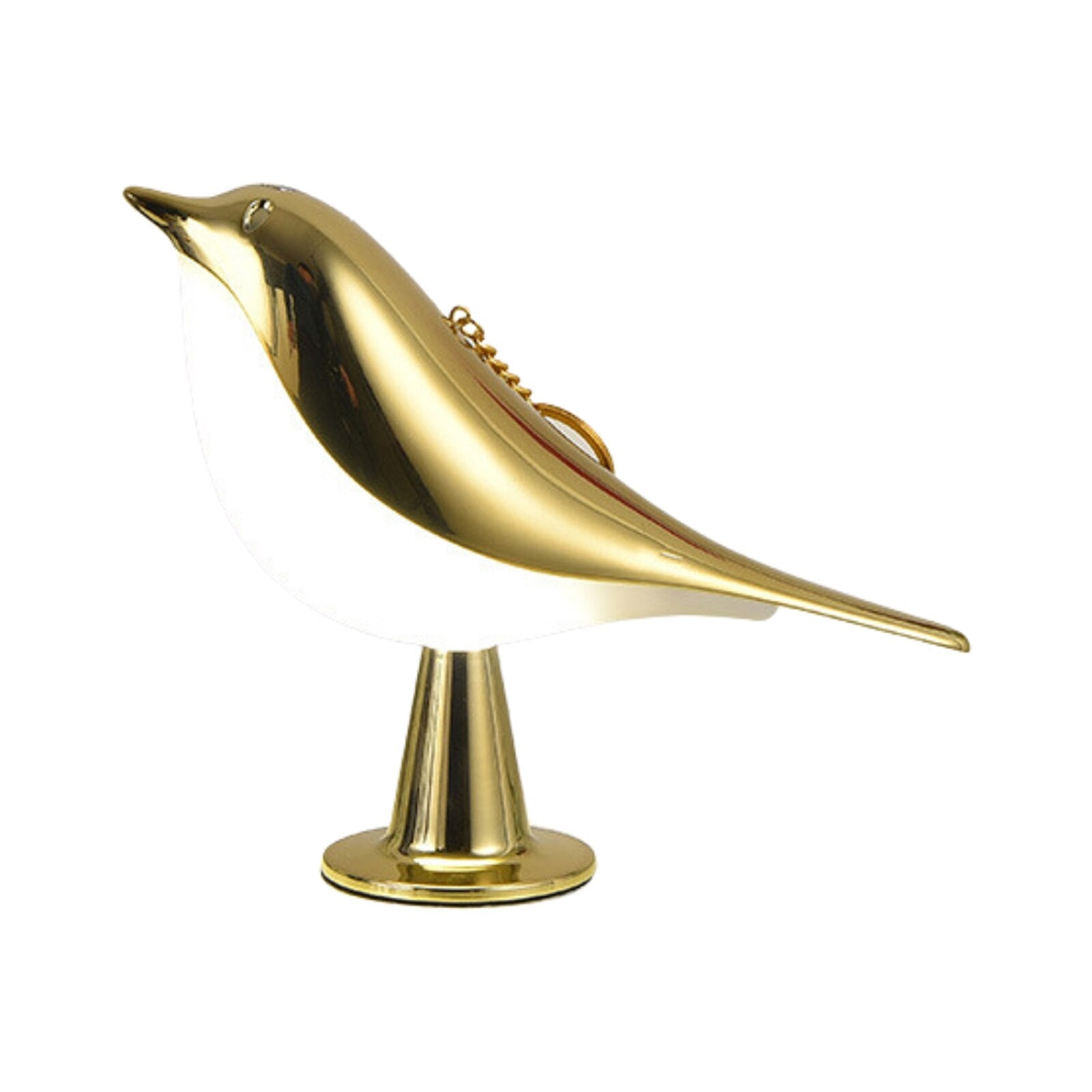 Table Lamp Bird Shape Wood Effect LED